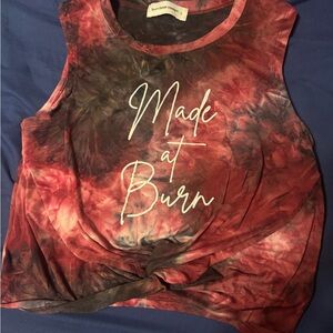 Burn boot camp Tie-Dye Tank Top